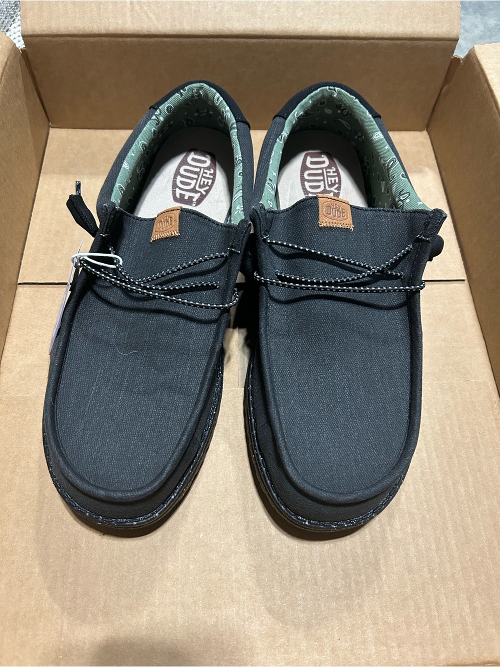 Black Hey Dude Shoes - Mens